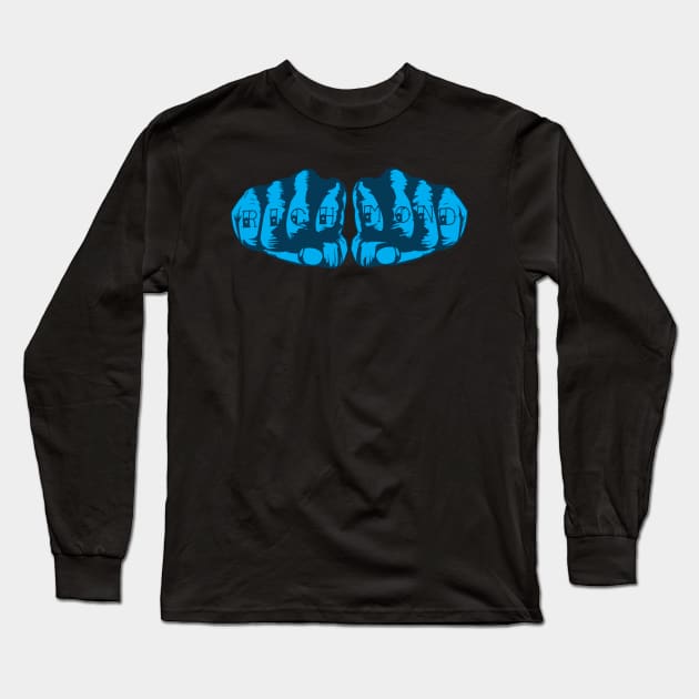 Richmond Knuckle Tattoo Shirt Long Sleeve T-Shirt by Mended Arrow